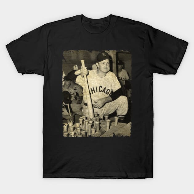 Nellie Fox - Second Baseman Wins The AL MVP Award, 1959 T-Shirt by PESTA PORA